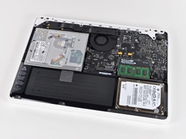 Zerlegen Teardown Apple Mid 2010 MacBook Unibody