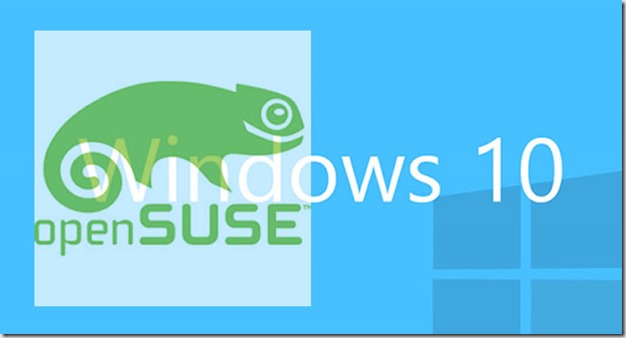 OpenSuse y Windows 10