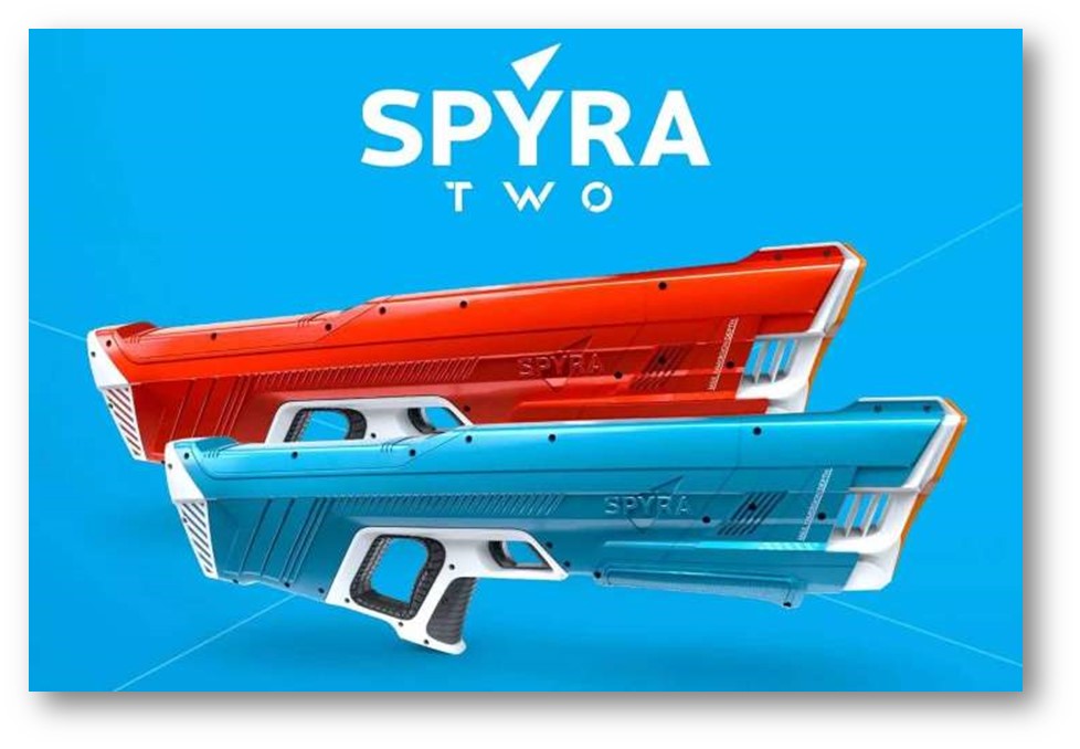 SPYRA SpyraTwo WaterBlaster Blue – Pistola de agua eléctrica de alta  calidad automatizada y precisa