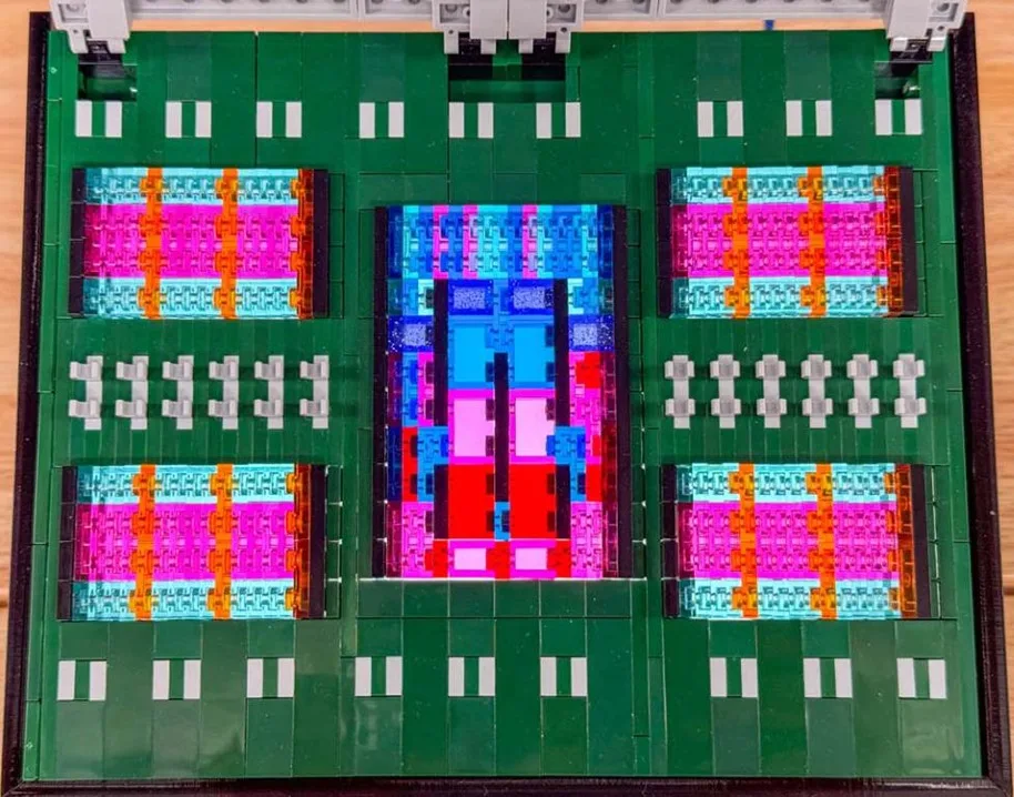 AMD Epyc en Lego