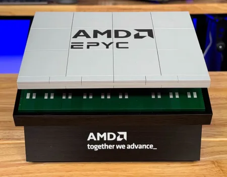 amd epyc en lego cerrado con tapa