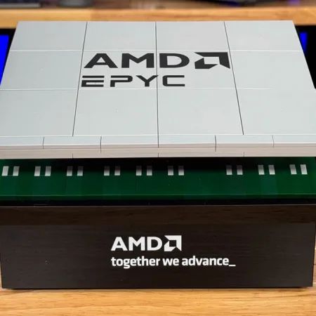 amd epyc en lego cerrado con tapa