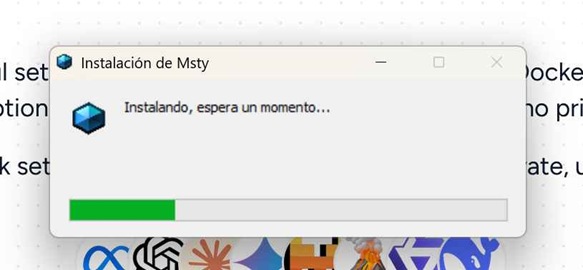 instalando msty