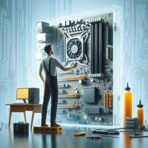 Prueba esto ya y gratis claro… taller de pcs revisando el funcionamiento de una placa base thumb