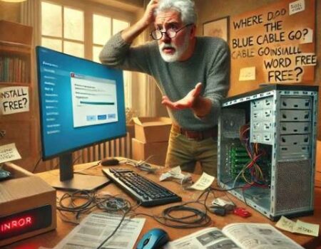 cliente configurando un pc nuevo