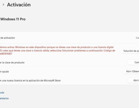 error activacion windows 11 pro