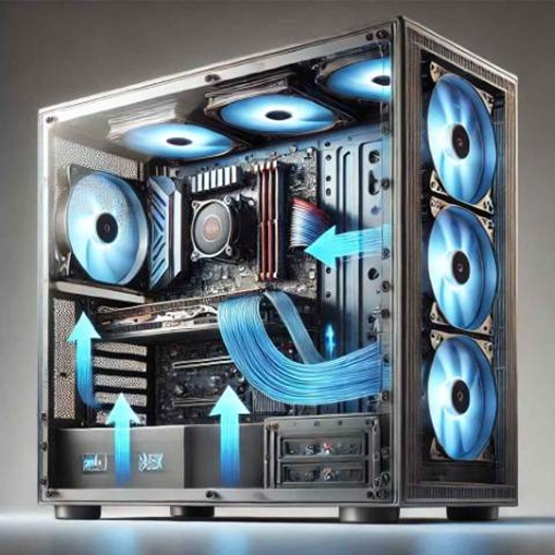 flujo de aire dentro del PC