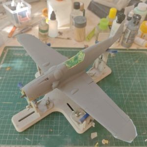 Me-109 G6 de Trumpeter a 1:32 Escuadrilla Azul nº 5 frente ruso: cierre fuselaje y alas MVIMG 20250808 103346 thumb