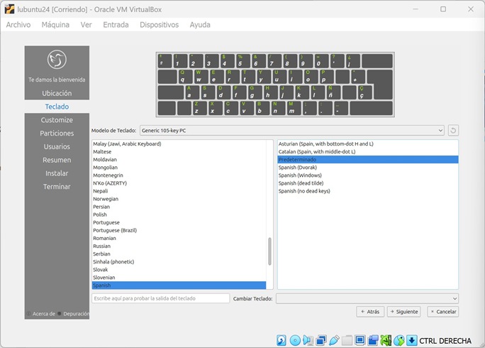 instalación lubuntu 9