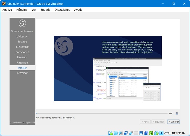 lubuntu instalacion 14