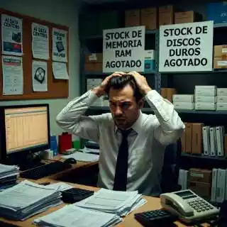 problemas para hacer presupuestos por los precios y stock de ram y discos duros a