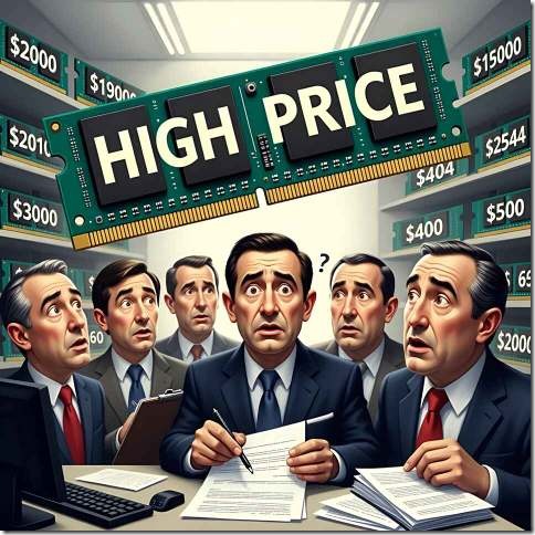 comprando memoria ram en las empresa IA con poca inteligencia