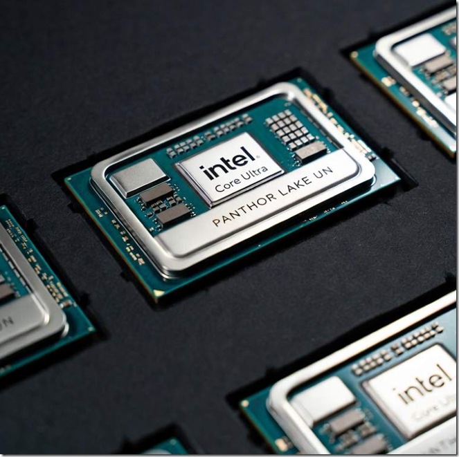 tercera generacion de los Intel Core ultra Panther lake a