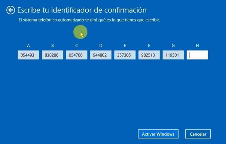 Activar windows por telefono ya no se puede