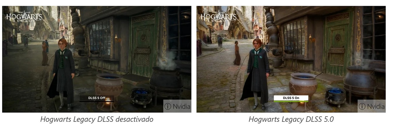 howards legay con dlss 5 comparativa