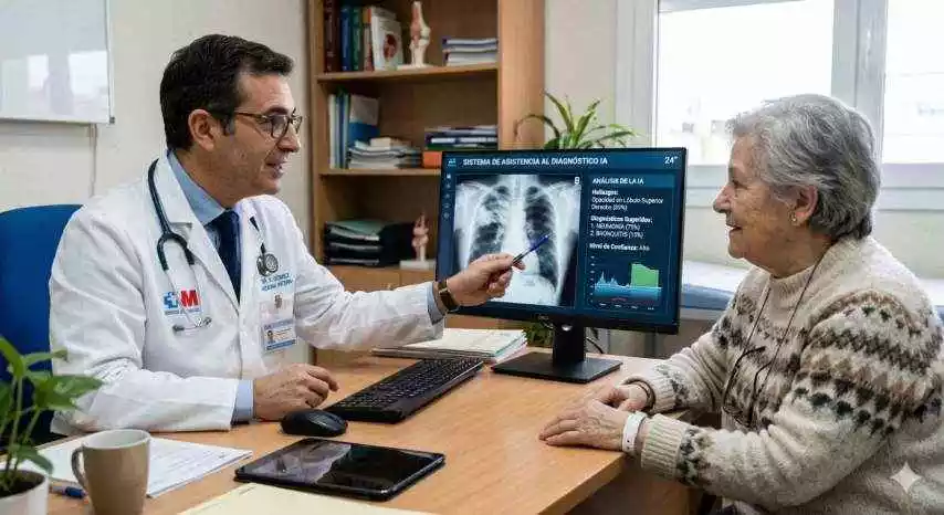 medico usando la ia en una consulta 2