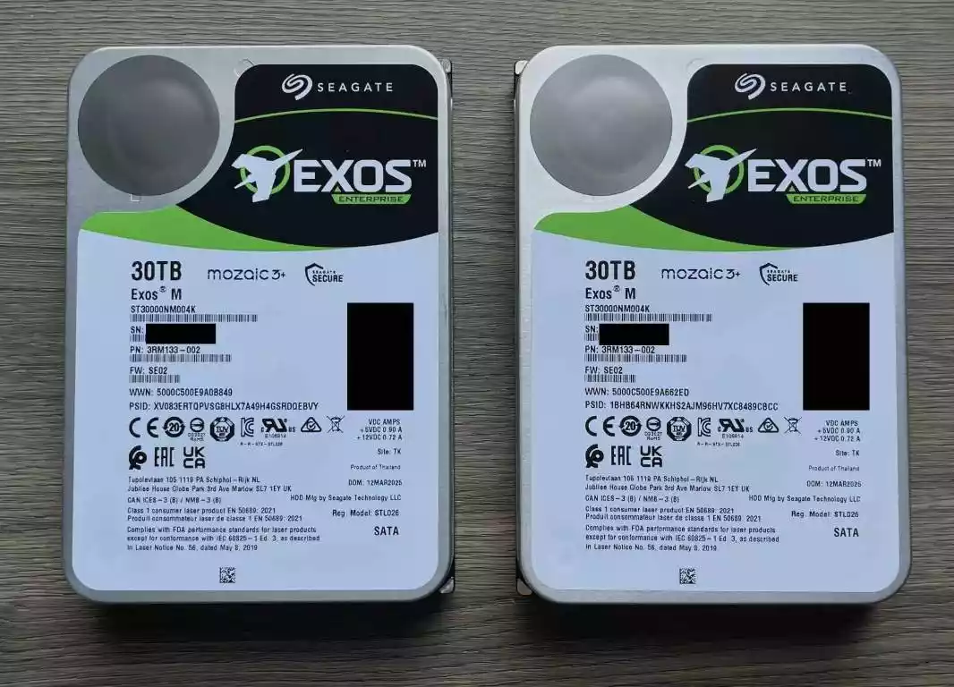 Seagate Exos 30 teras 2