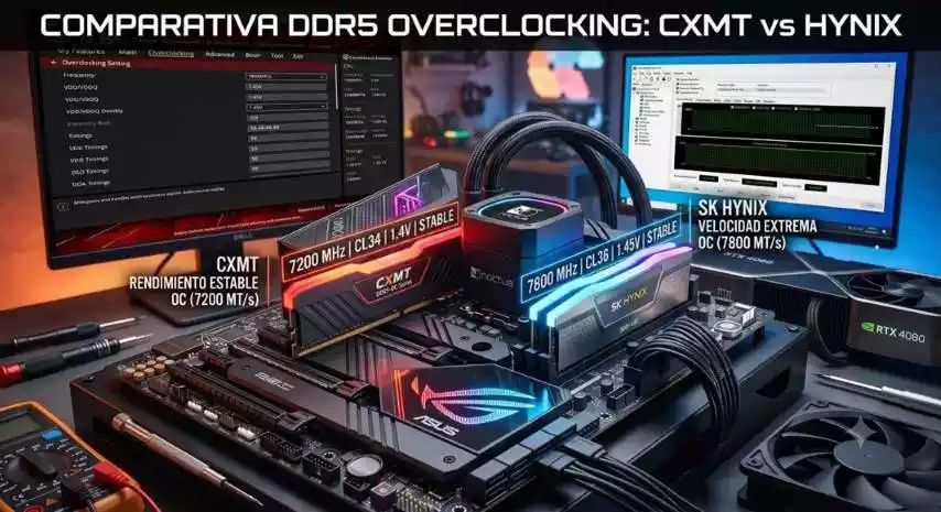 cxmt no es tan buena en overcloking como hynix 2