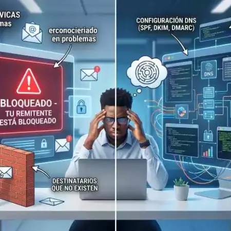 problemas entregando correo