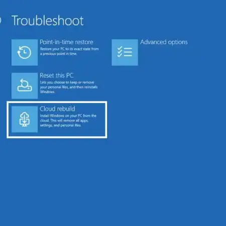 instalar windows 11 desde la nube