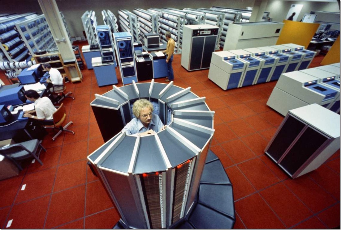 Cray 1 sala de la epoca