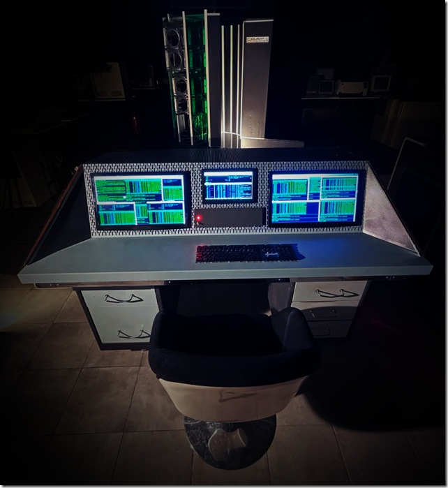 consola replica cray-1