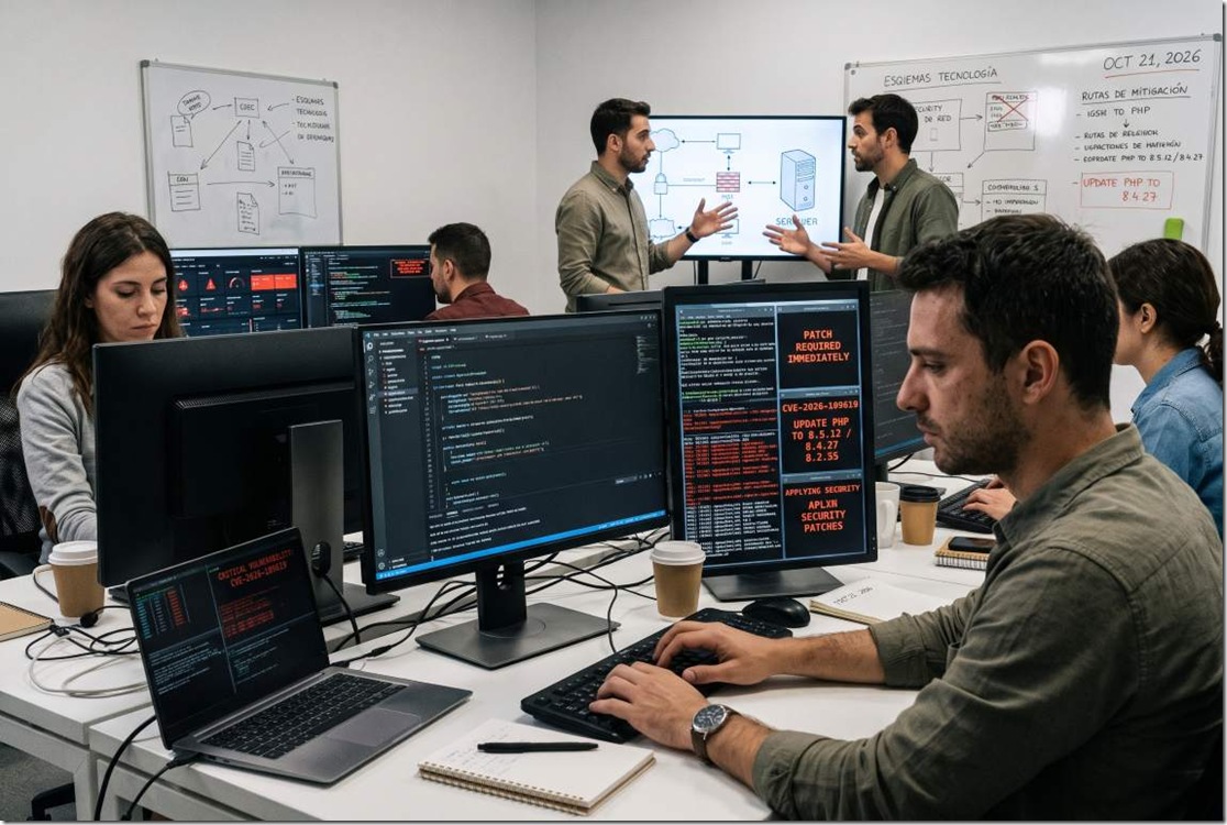 parcheando la vulnerabilidad de php